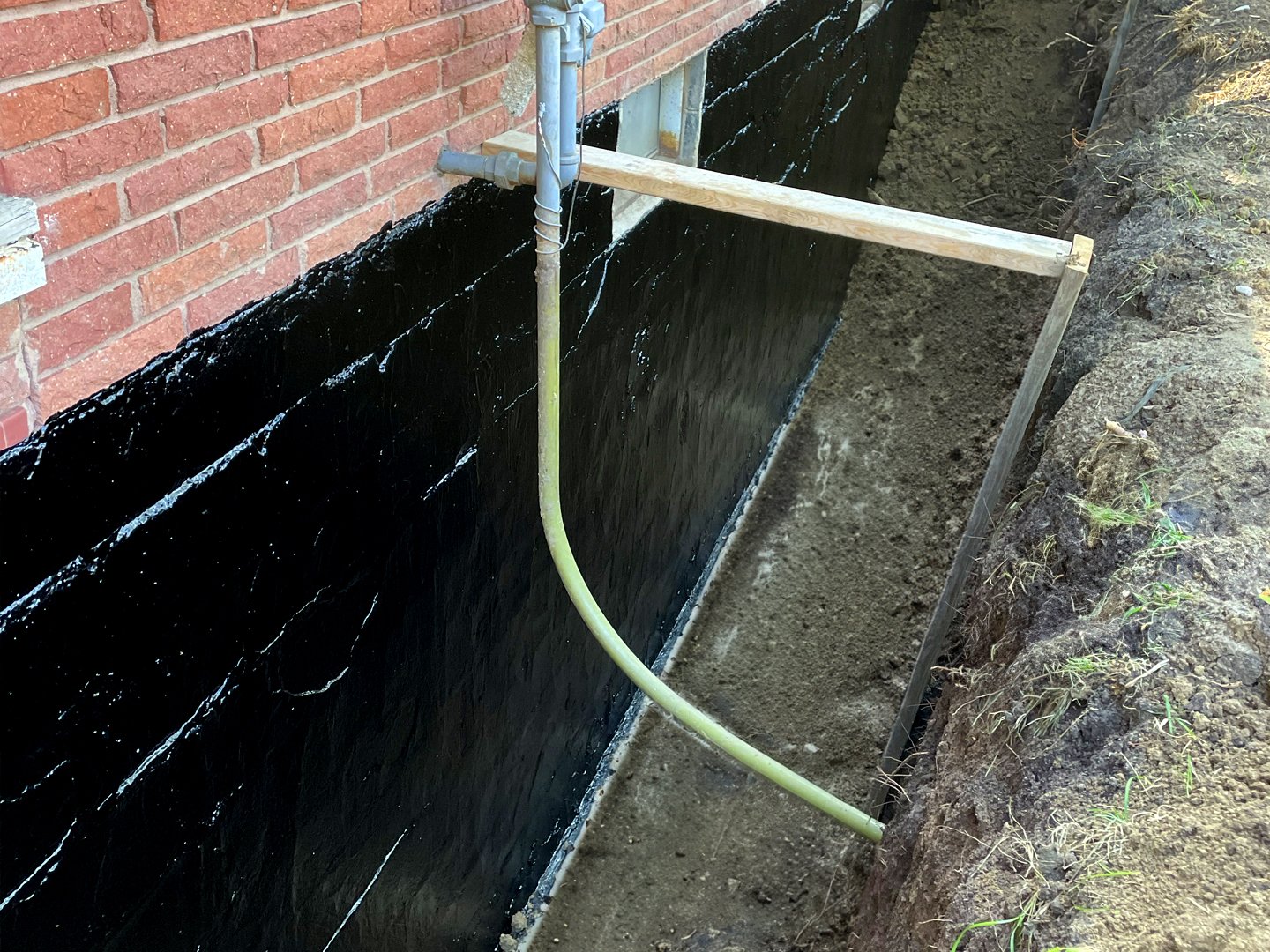Basement Waterproofing on brick in Newman Grove, NE